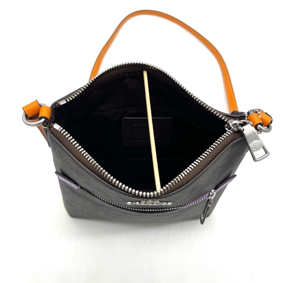 Coach Mini Rowan File Crossbody Bag in Signature Canvas - Picture 5 of 9